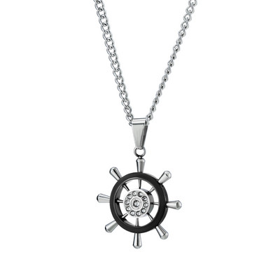 Μοντέρνα ανδρική αλυσίδα με κρεμαστό τιμόνι
