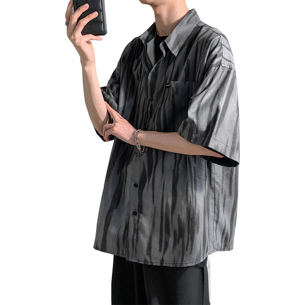 Cămașă casual pentru bărbați cu guler clasic