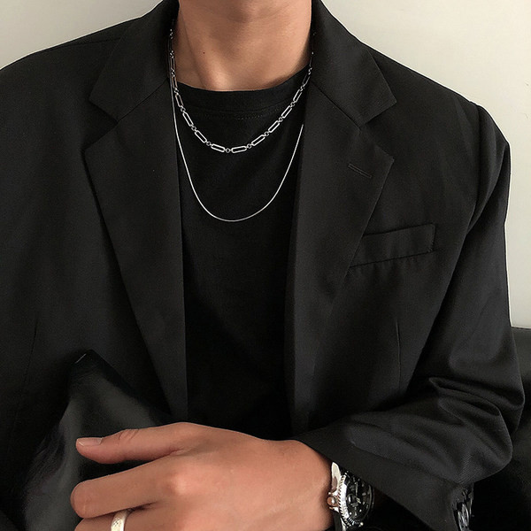 Lanț scurt pentru bărbați elegant