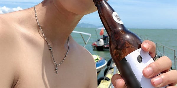 Lanț zilnic pentru bărbați cu pandantiv în cruce