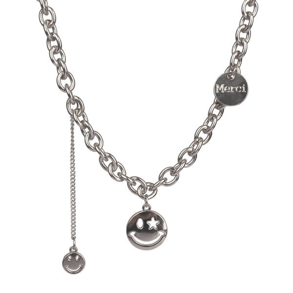 Lanț scurt modern pentru bărbați cu pandantive