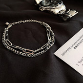 Brățară modernă de oțel pentru bărbați