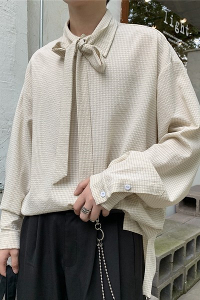 Camasa barbati model lat cu panglica