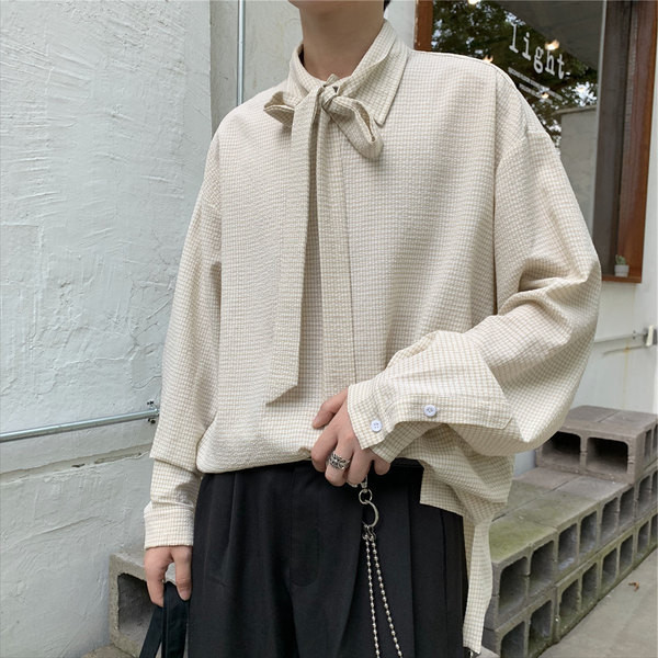 Camasa barbati model lat cu panglica