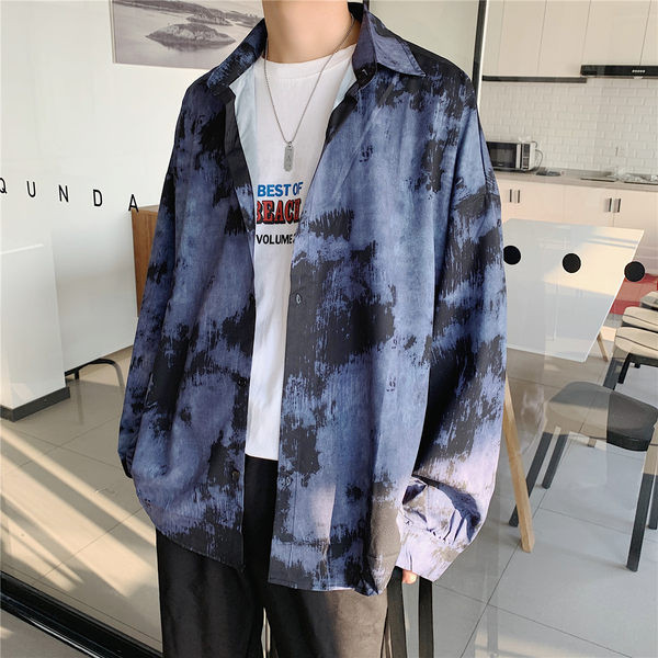 Camasa barbati casual model gratuit cu maneci lungi