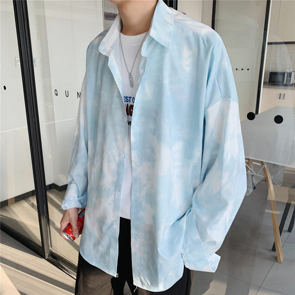 Camasa barbati casual model gratuit cu maneci lungi