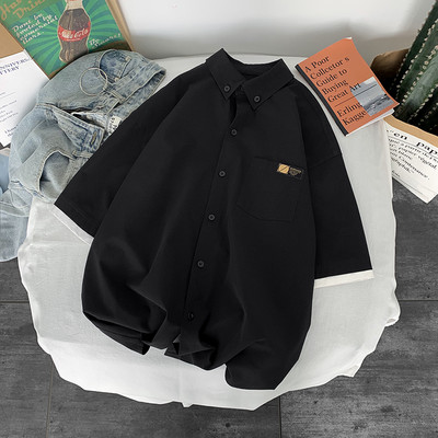 Ανδρικό casual πουκάμισο με κουμπιά και κλασικό κολάρο σε τρία χρώματα