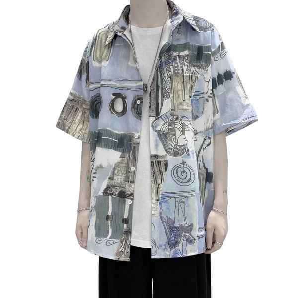 Camasa barbati model nou cu aplicatie colorata