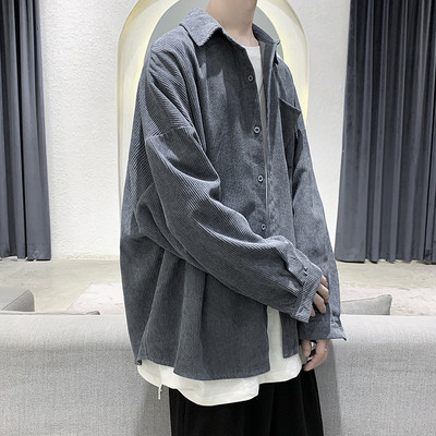 Ανοιξιάτικο φθινοπωρινό  κοτλέ πουκάμισο