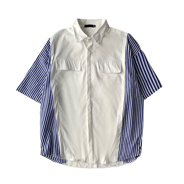 Cămașă pentru bărbați cu buzunare și guler clasic