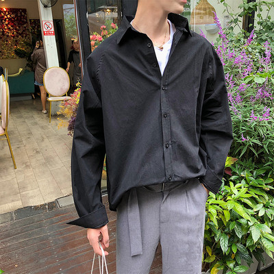 Camasa barbateasca model uni cu nasturi in doua culori