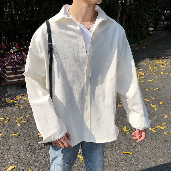 Camasa barbateasca model uni cu nasturi in doua culori