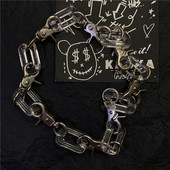 Lanț metalic scurt pentru bărbați