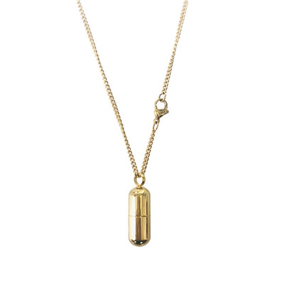 Μοντέρνα ανδρική αλυσίδα τιτανίου με μενταγιόν