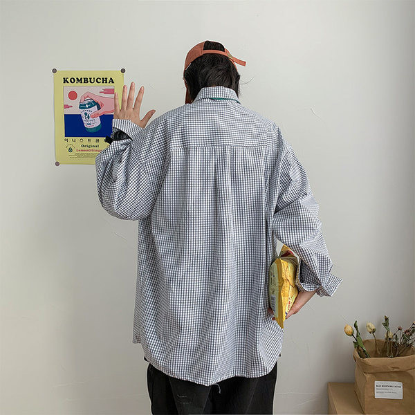 Camasa moderna pentru barbati model nou cu guler si buzunar clasic