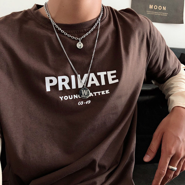 Actual lanț bărbătesc cu pandantive