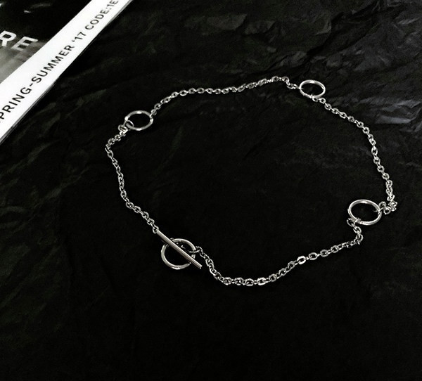 Lanț scurt de oțel modern pentru bărbați