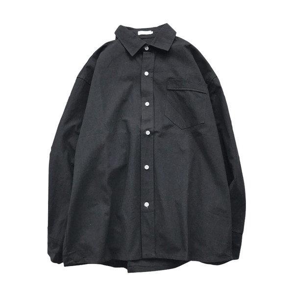 Camasa casual monocolor cu buzunar - model curat