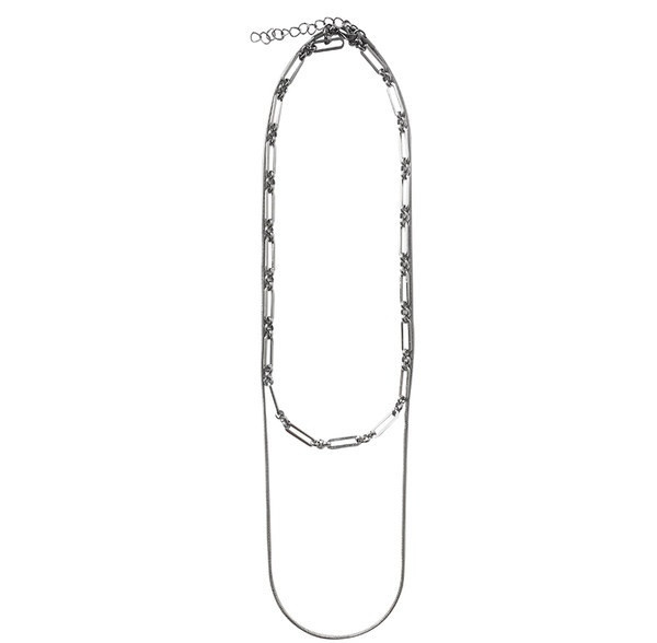 Κομψή ανδρική λεπτή μεταλλική αλυσίδα