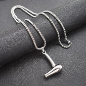 Moderna vīriešu garā ķēde ar piekariņu diviem modeļiem