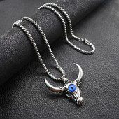 Moodne meeste kett härjapea ripatsiga