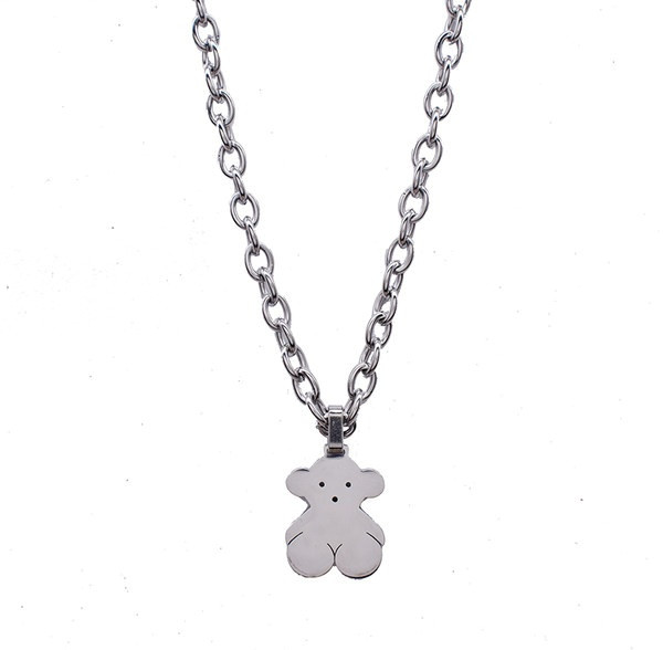 Vīriešu aktuāls ķēdes modelis ar lāča kulonu