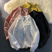 Широк модел риза с копчета и джобове