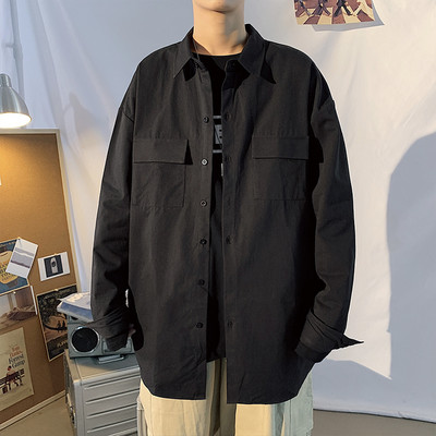 Мъжка ежедневна риза с джобове и копчета