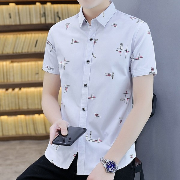 Нов модел мъжка риза с класическа яка-в три цвята