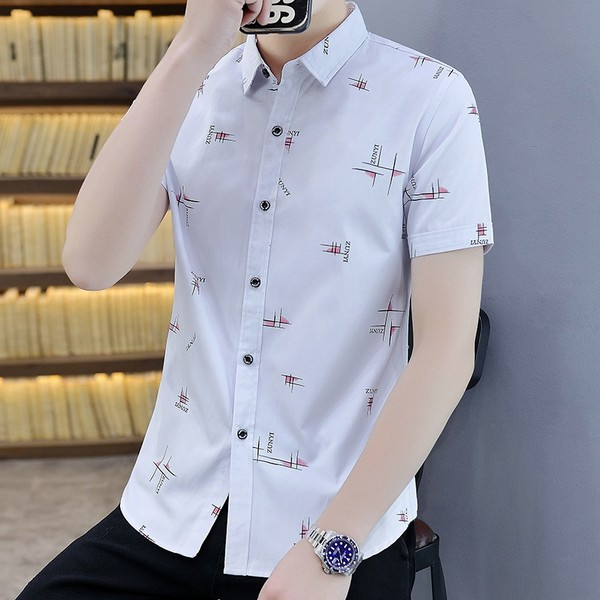 Нов модел мъжка риза с класическа яка-в три цвята