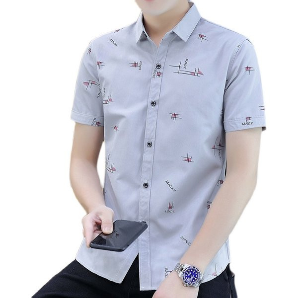 Нов модел мъжка риза с класическа яка-в три цвята