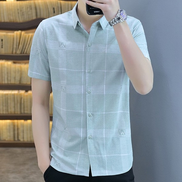 Нов модел мъжка риза с копчета