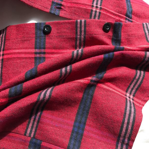 Карирана ежедневна риза с копчета