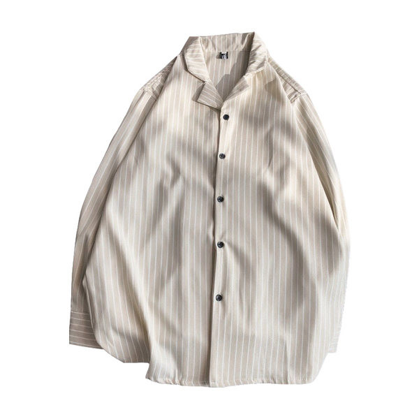 Ежедневна раирана риза с копчета - изчистен модел