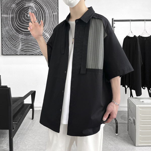 Лятна широка риза с 3/4 ръкав