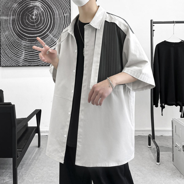 Лятна широка риза с 3/4 ръкав