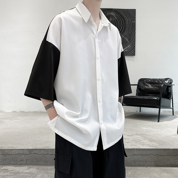 Лятна риза широк модел с цепки