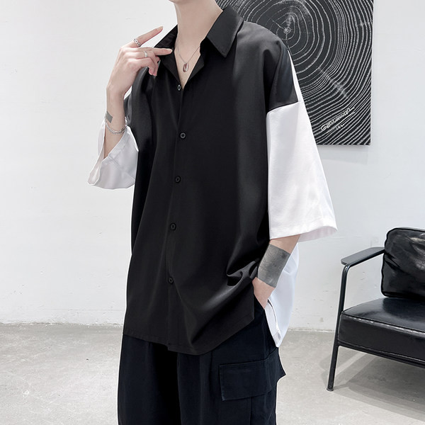 Лятна риза широк модел с цепки