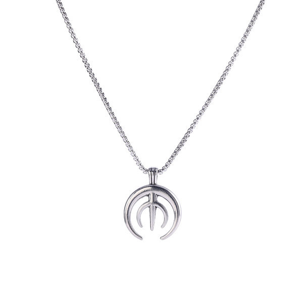 Мъжка актуална верижка от титаниева стомана с висулка