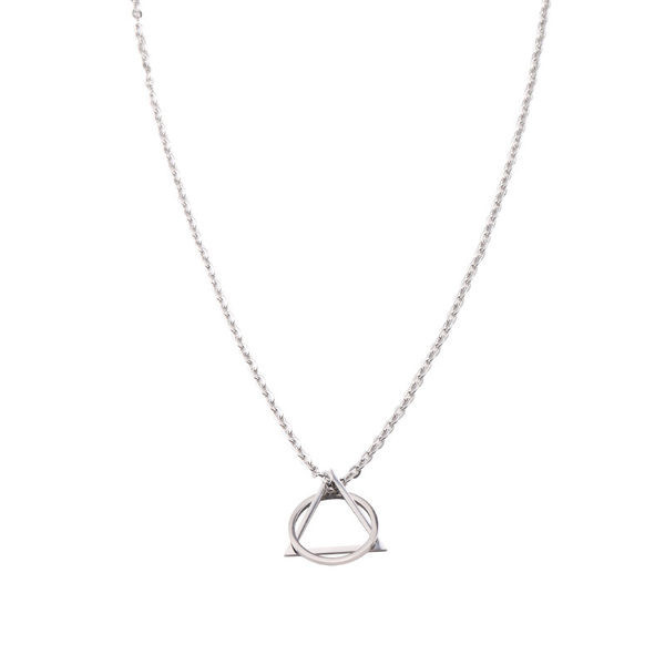 Модерна мъжка верижка с висулка геометрични фигури