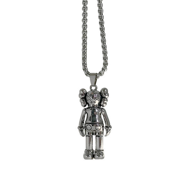 Модерна мъжка верижка с висулка кукла
