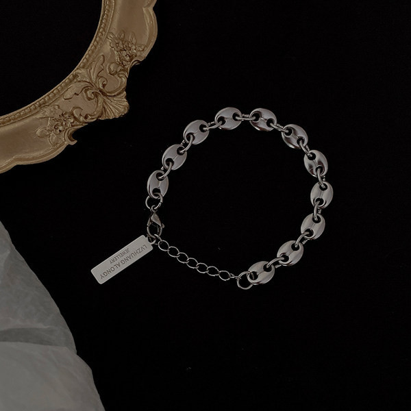 Elegantna muška čelična narukvica