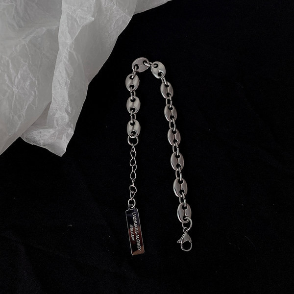 Elegantna muška čelična narukvica