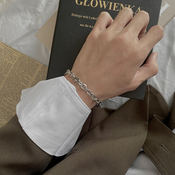 Moderna čelična muška narukvica