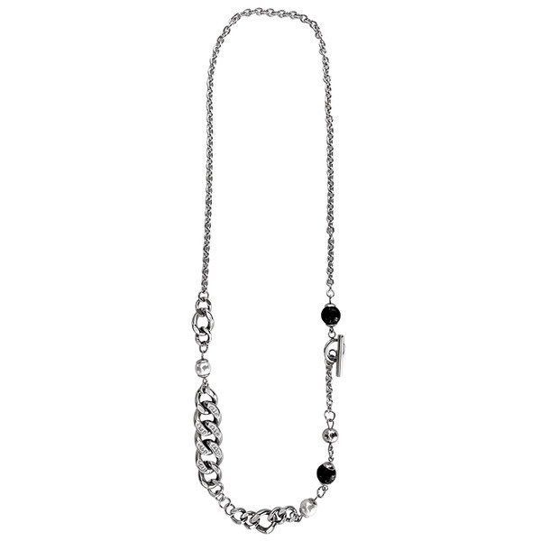 Aktualan muški lanac sa ukrasnim perlama