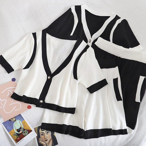 Ženski dnevni set iz dva dijela sa džepovima