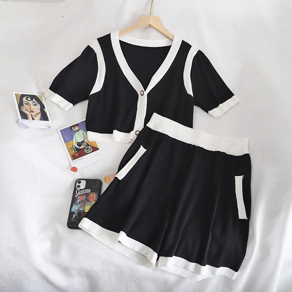 Ženski dnevni set iz dva dijela sa džepovima