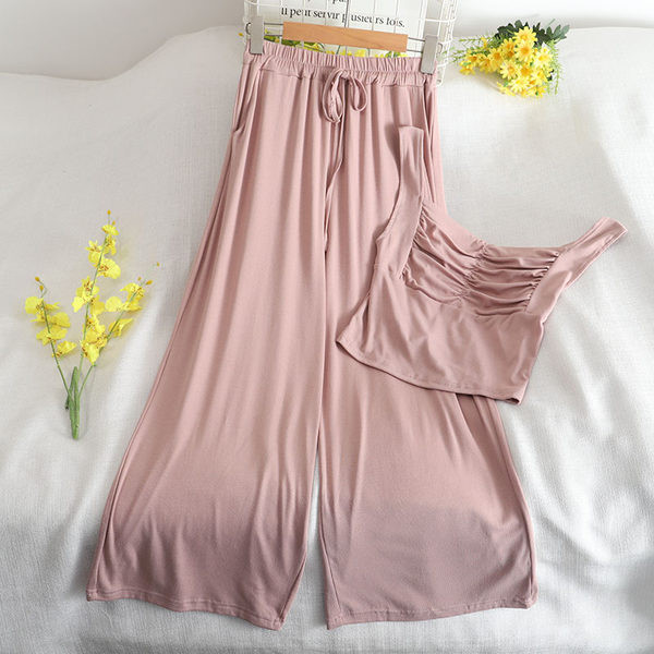 Dnevni set iz dva dijela - hlače i majica bez rukava