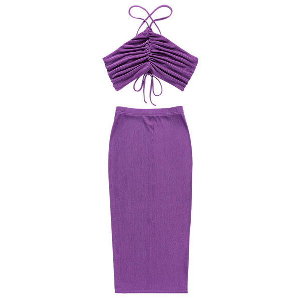 Ljetni set za žene - bustier i duga suknja