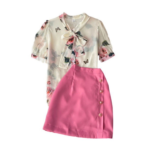 Novi model ženskih kompleta sa cvjetnim uzorkom